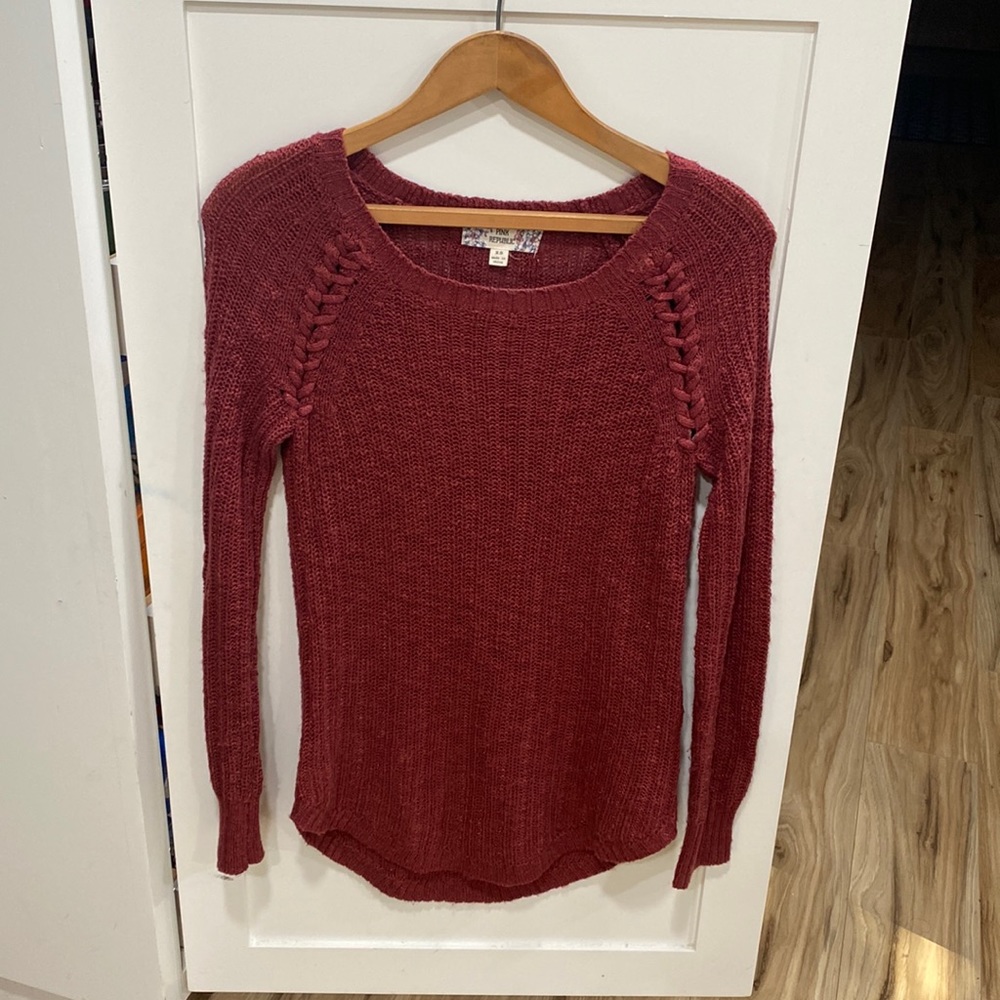 Red Knit Sweater